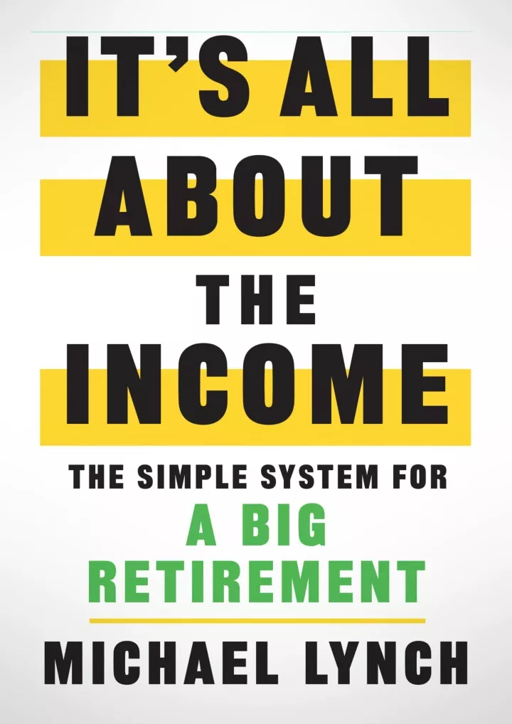 download pdf it s all about the income the simple