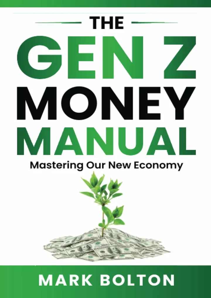 download book pdf the gen z money manual