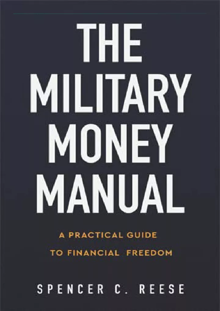 pdf read online the military money manual