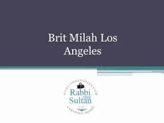 Brit Milah Los Angeles - www.mohellosangeles.com