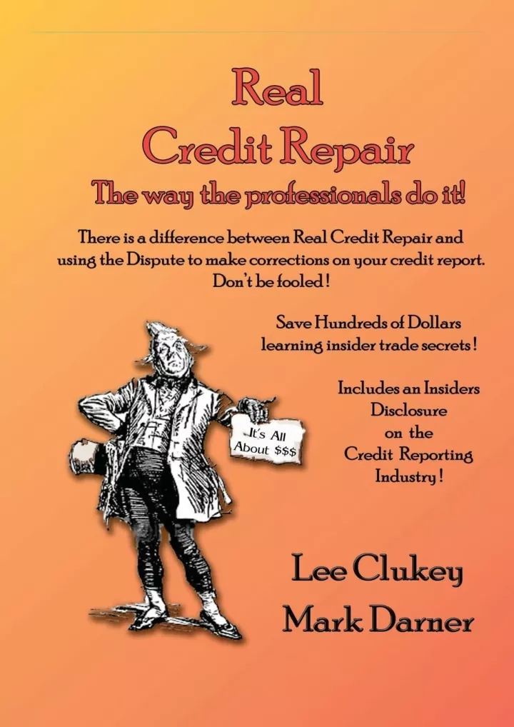 PPT - [PDF] Download⭐ Real Credit Repair: The Way The Professionals Do ...