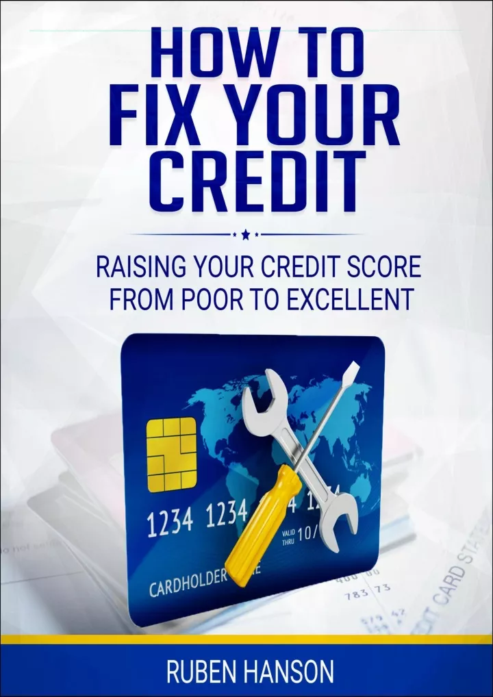 read ebook pdf how to fix your credit raising