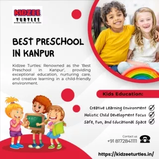 Best Preschool in Kanpur | Kidzee Turtles
