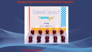 dutagen capsules generic dutasteride capsules