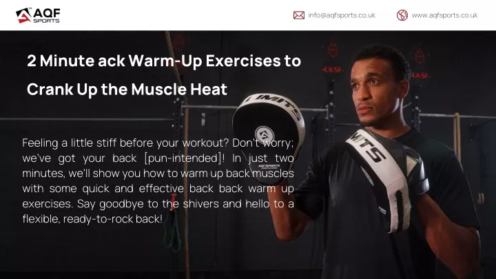 2 minute ack warm up exercises to crank up the muscle heat