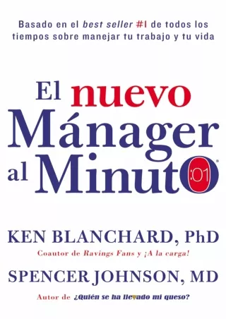 [DOWNLOAD] PDF  nuevo mánager al minuto (One Minute Manager - Spanish Edition): El método gerencial más popular del mund