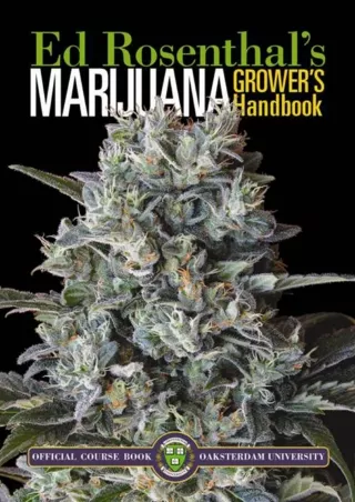 Download (PDF)  Marijuana Grower's Handbook: Your Complete Guide for Medical and Personal Marijuana Cultivation