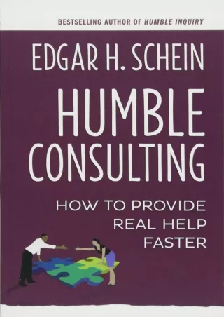 PDF  Humble Consulting: How to Provide Real Help Faster