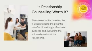 Is Relationship Counselling Worth It ?