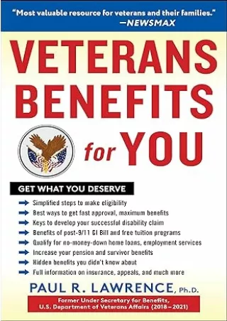 [PDF READ ONLINE] Veterans Benefits for You: Get What You Deserve