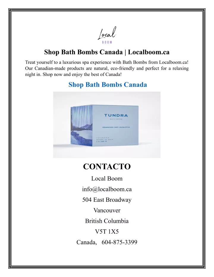 shop bath bombs canada localboom ca