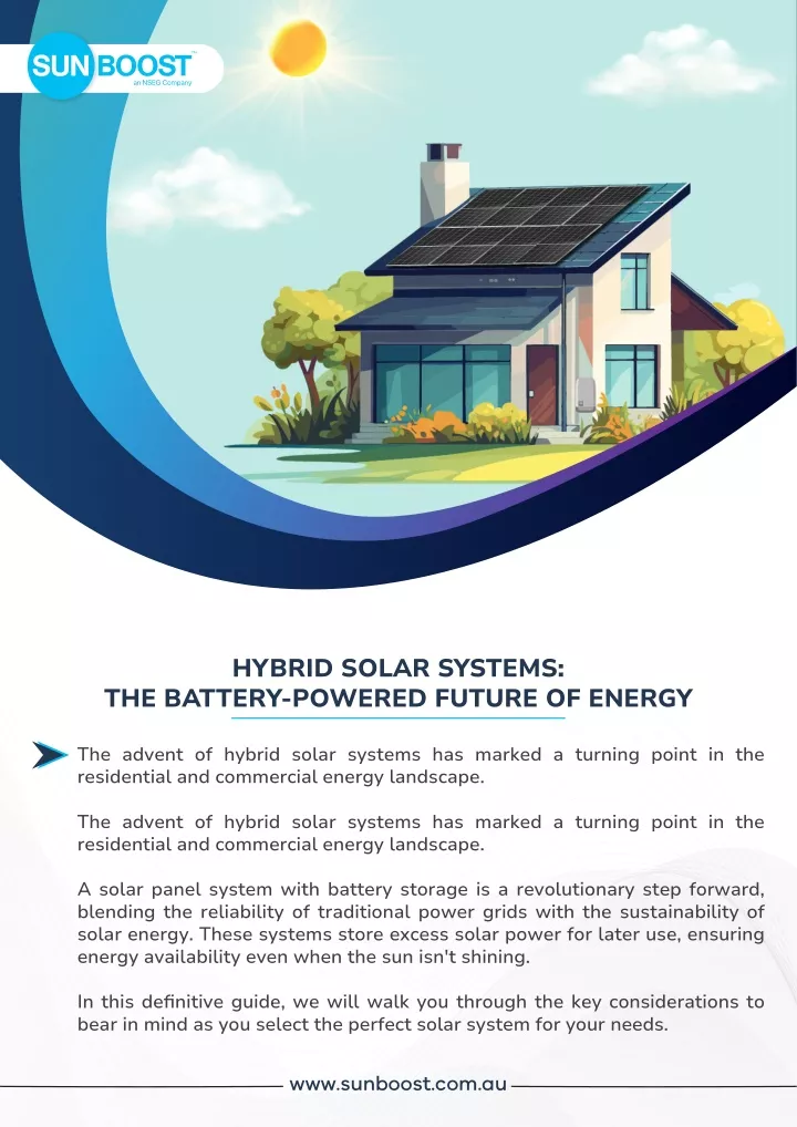 hybrid solar systems the battery powered future