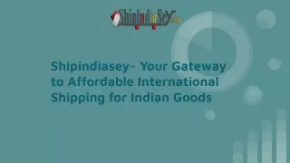 International Shipping From India To Mauritius | Shipindiasey.com