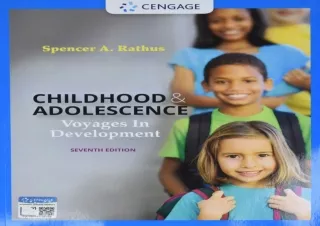 get✔️ [PDF] Download⚡️ Childhood and Adolescence: Voyages in Development (MindTap Co