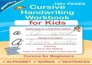 ⚡PDF ✔DOWNLOAD Cursive Handwriting Workbook For Kids: Cursive for beginners work