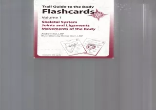 Read❤️ [PDF] Trail Guide to the Body Flashcards