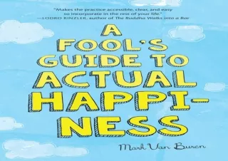 ⚡PDF ✔DOWNLOAD A Fool's Guide to Actual Happiness