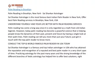 palm reading in brooklyn