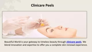 Clinicare Peels
