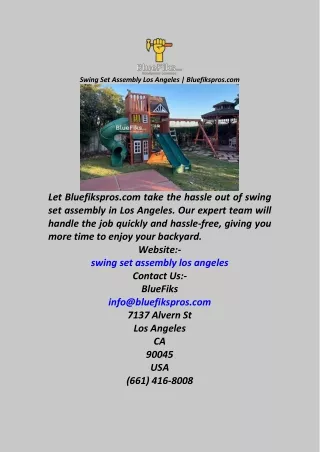 swing set assembly los angeles bluefikspros com