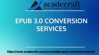 epub 3 0 conversion services