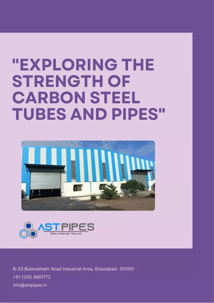 exploring the strength of carbon steel tubes