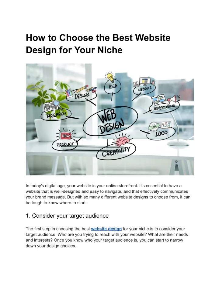 how to choose the best website design for your