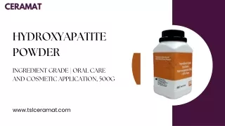 Hydroxyapatite Powder - Ingredient Grade