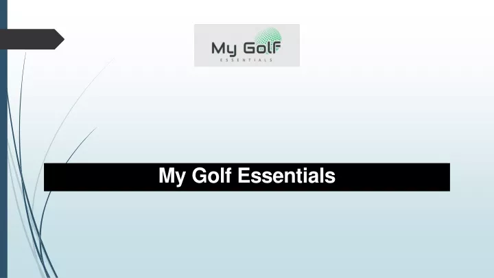 my golf essentials