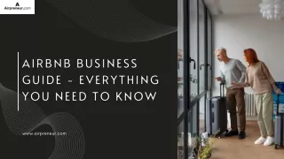 Airbnb: How to Start a Business | Airpreneur