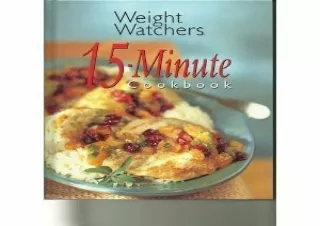 ⚡PDF ✔DOWNLOAD Weight Watchers 15-Minute Cookbook