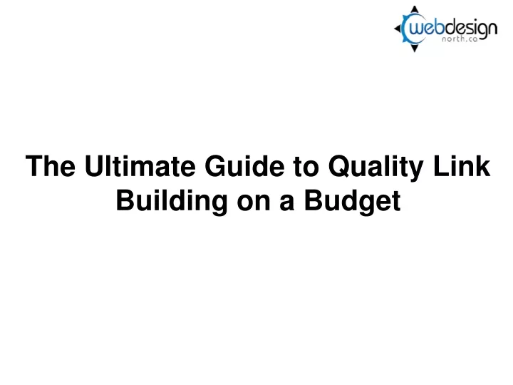 the ultimate guide to quality link building