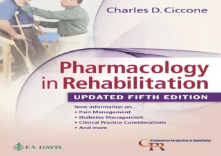 get✔️ [PDF] Download⚡️ Pharmacology in Rehabilitation, Updated 5th Edition