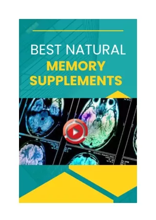 Best Brain Supplements