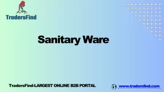 Sanitary Ware Suppliers & Manufacturers in UAE - TradersFind