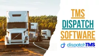 TMS Dispatch Software - DispatchTMS