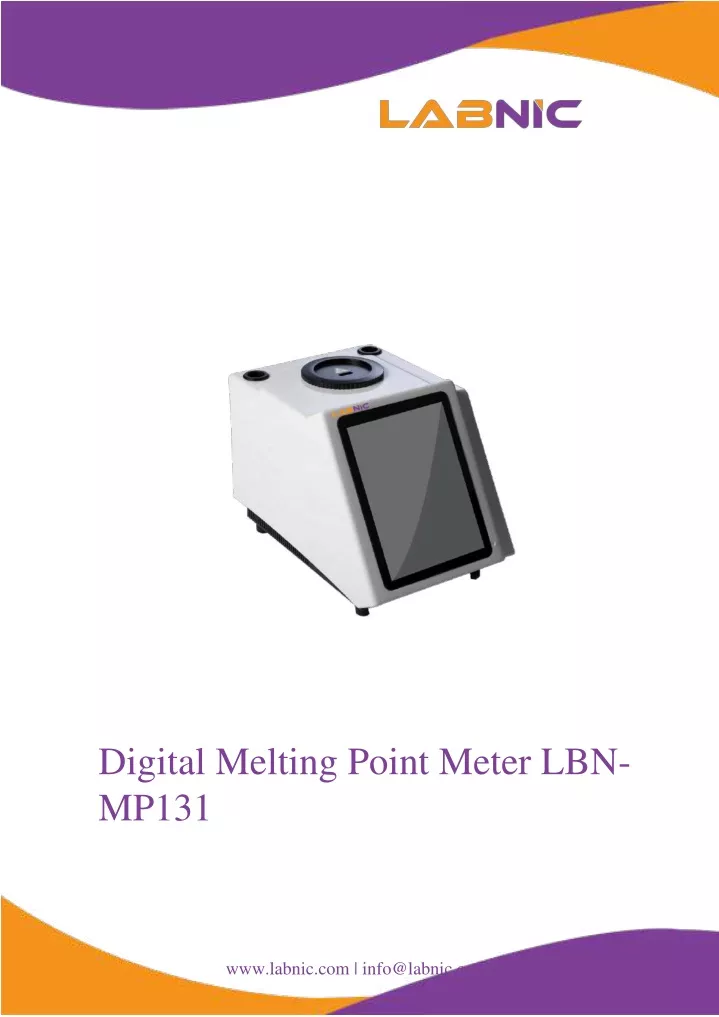 digital melting point meter lbn mp131