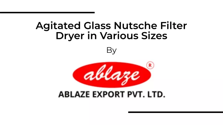 agitated glass nutsche filter dryer in various