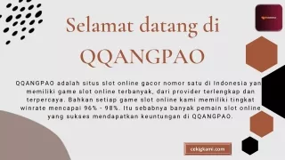 selamat datang di qqangpao