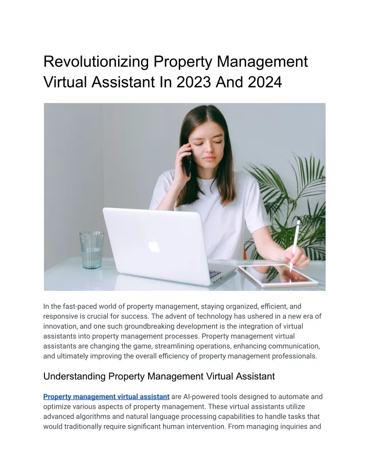 revolutionizing property management virtual