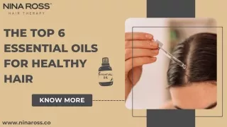 esssential oils for healthy hairs