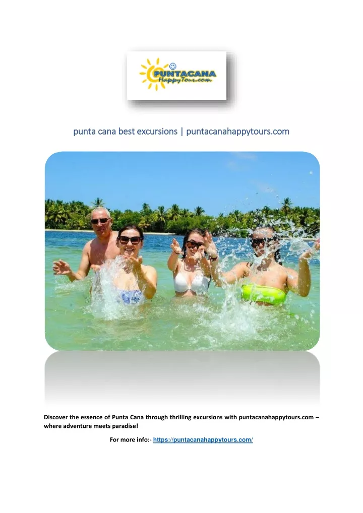 punta cana best excursions puntacanahappytours