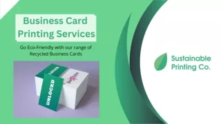 Choosing the Right Business Card Printing Service Key Factors to Consider