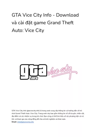 GTA Vice City