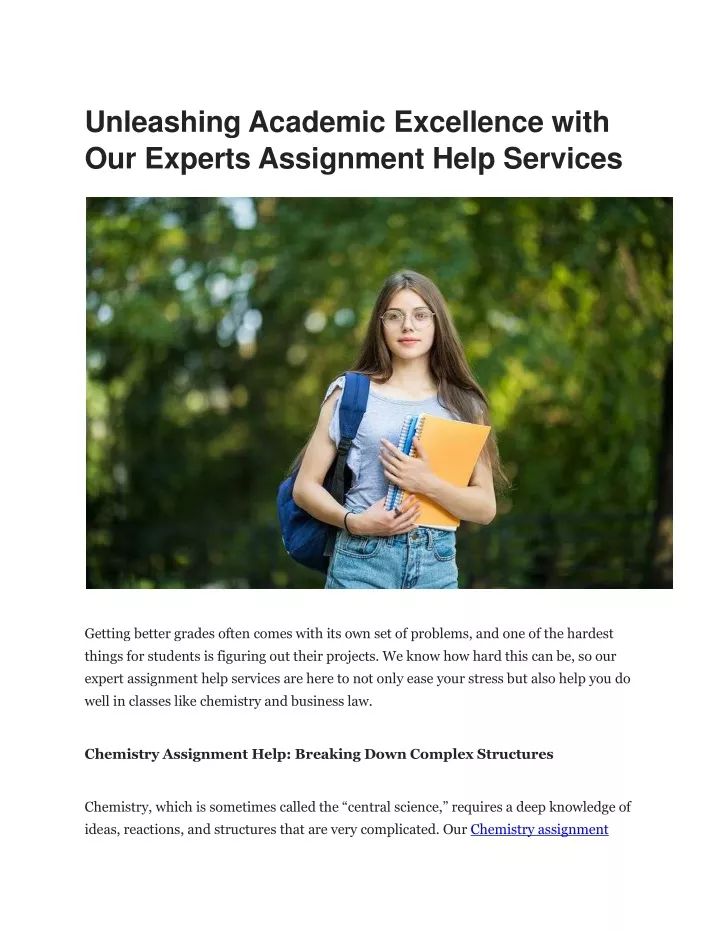 unleashing academic excellence with our experts