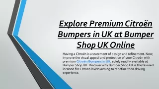 explore premium citro n bumpers in uk at bumper shop uk online