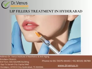 Lip Fillers Treatment In Hyderabad