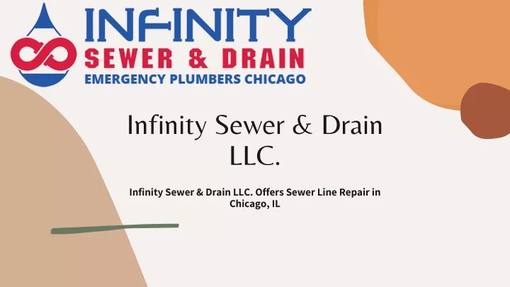 infinity sewer drain llc