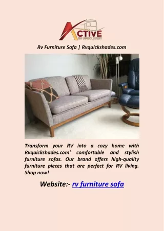 rv furniture sofa