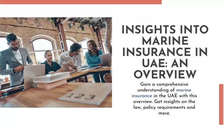 insights into marine insurance in uae an overview
